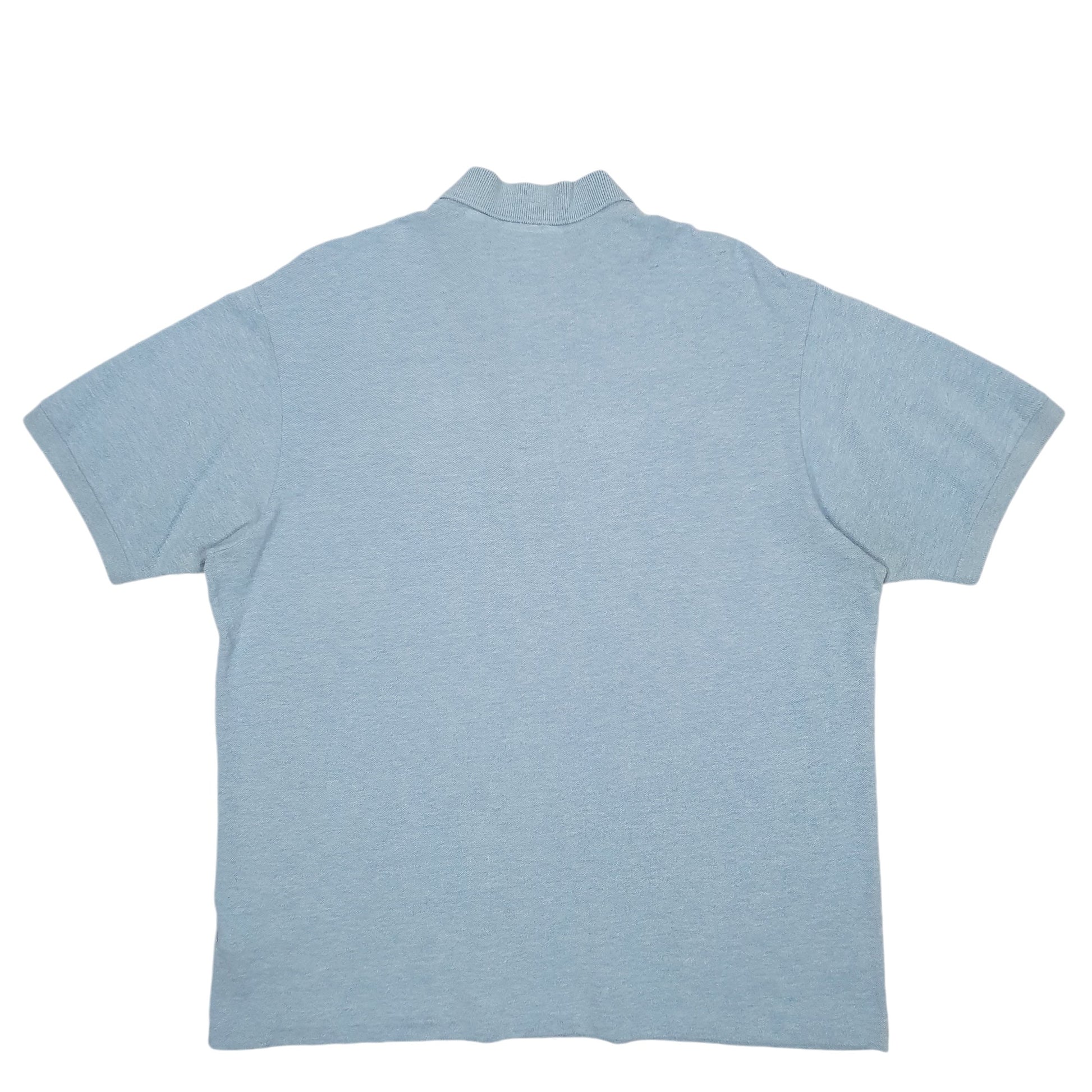 Mens Blue Lacoste  Short Sleeve Polo Shirt