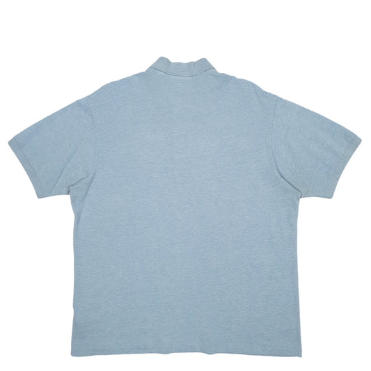 Mens Blue Lacoste  Short Sleeve Polo Shirt