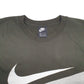 Mens Khaki Nike Swoosh Crewneck Jumper
