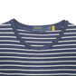 Mens Navy Polo Ralph Lauren Striped Short Sleeve T Shirt