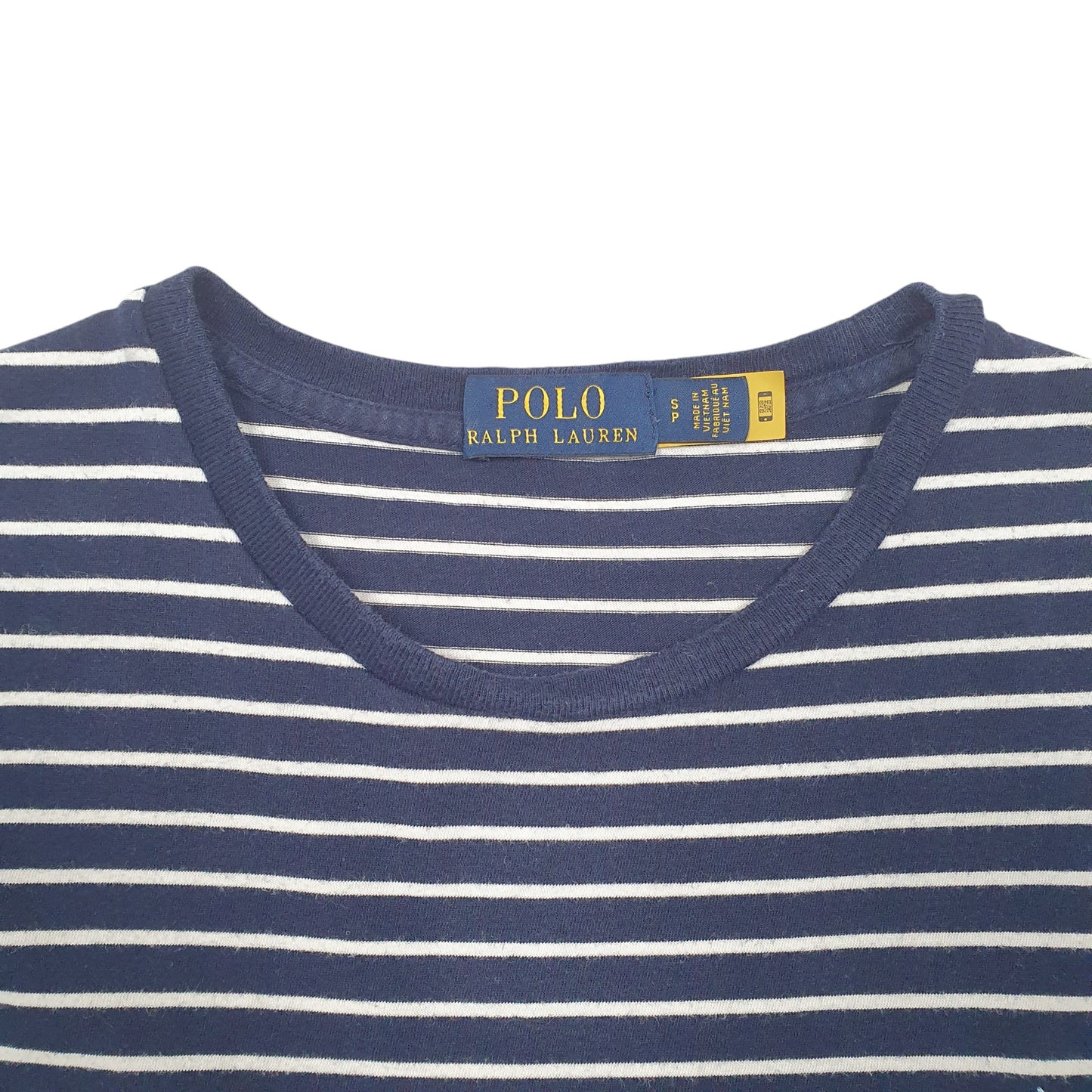 Mens Navy Polo Ralph Lauren Striped Short Sleeve T Shirt