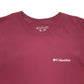 Mens Burgundy Columbia Sportswear  Short Sleeve T Shirt