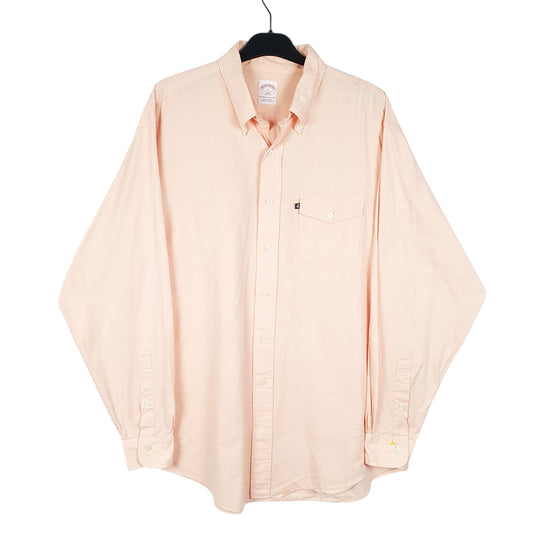 Mens Pink Brooks Brothers 346 Long Sleeve Shirt