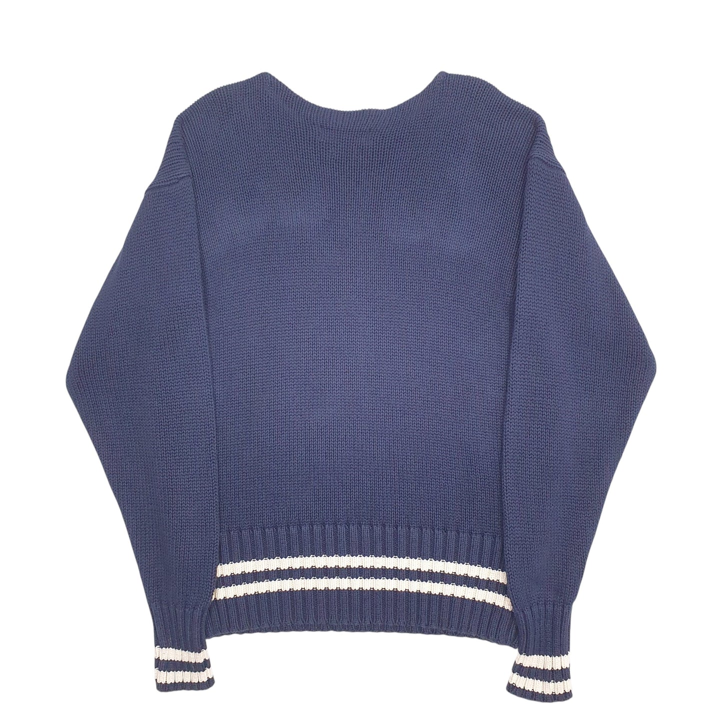 Mens Navy Polo Ralph Lauren Knit Crewneck Jumper