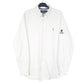Mens White Ralph Lauren Oxford Stoney Creek Golf Club Long Sleeve Shirt