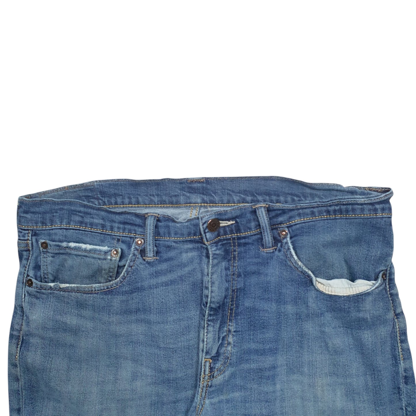 Mens Blue Levis  Denim Shorts