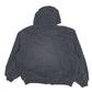 Mens Black Big Smith Chore Active Hoodie  Coat