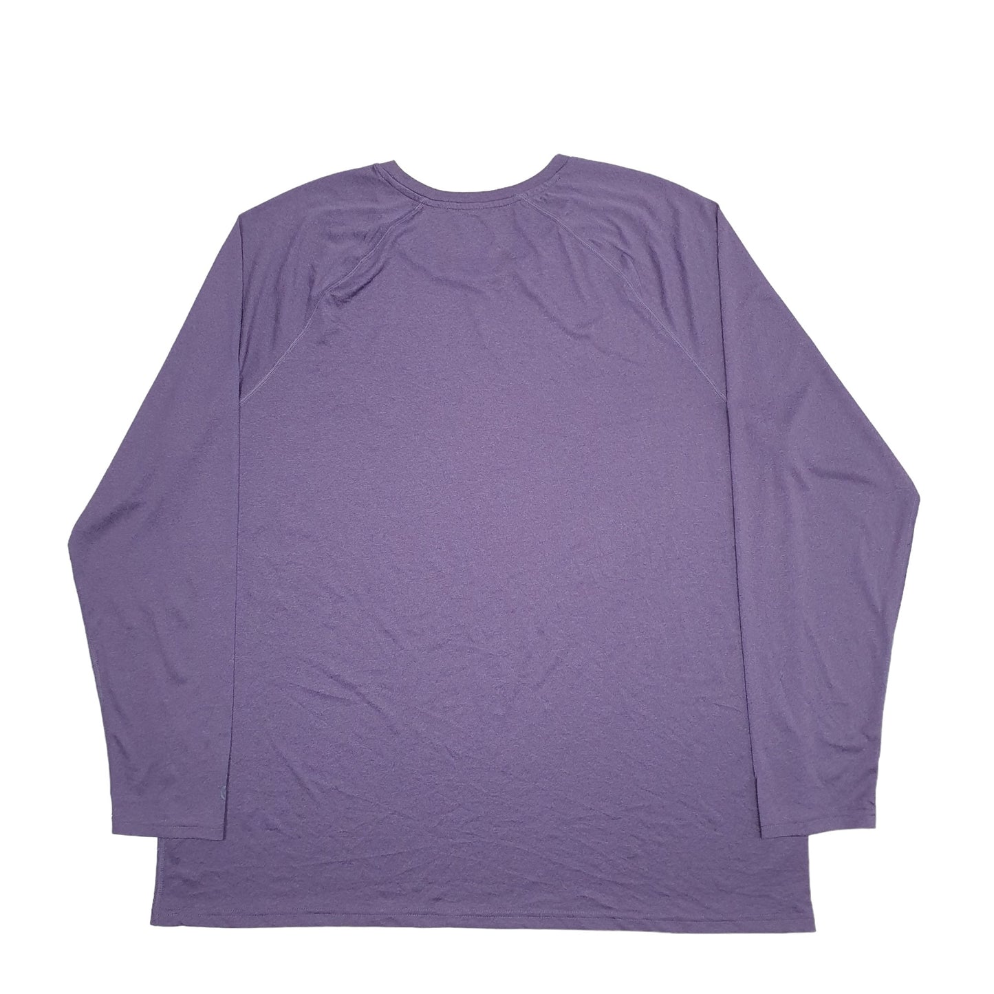 Mens Purple Champion  Long Sleeve T Shirt