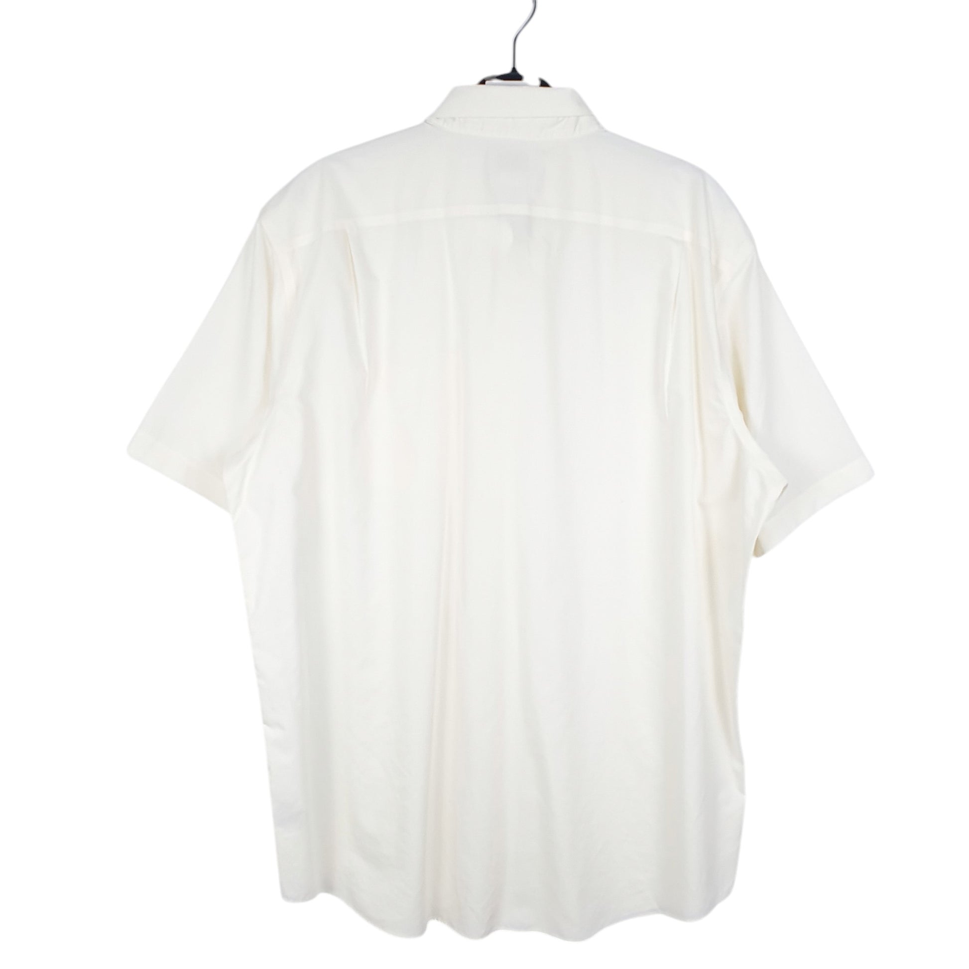 Mens Cream L.L.Bean  Short Sleeve Shirt