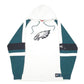 Mens White NFL Philadelphia Eagles American Football USA Hoodie Jumper