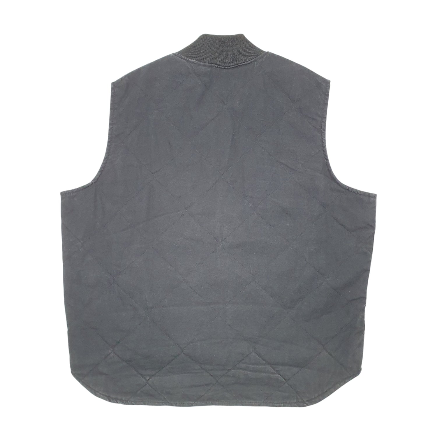 Mens Black Walls Workwear Quilted Insulated Vest  Coat