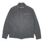 Mens Black Levis Military Army Zip  Coat