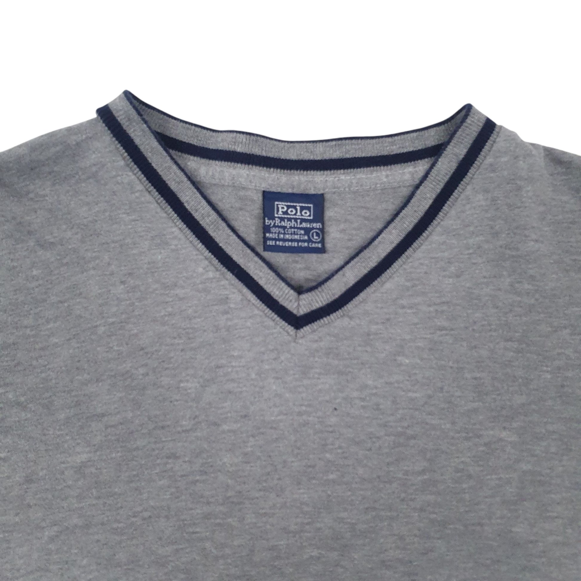 Mens Grey Polo Ralph Lauren  Long Sleeve T Shirt