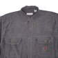 Mens Grey Bugle Boy Company Corduroy Long Sleeve Shirt