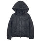 Womens Black FB Sister Hooded Quarter Zip Coat