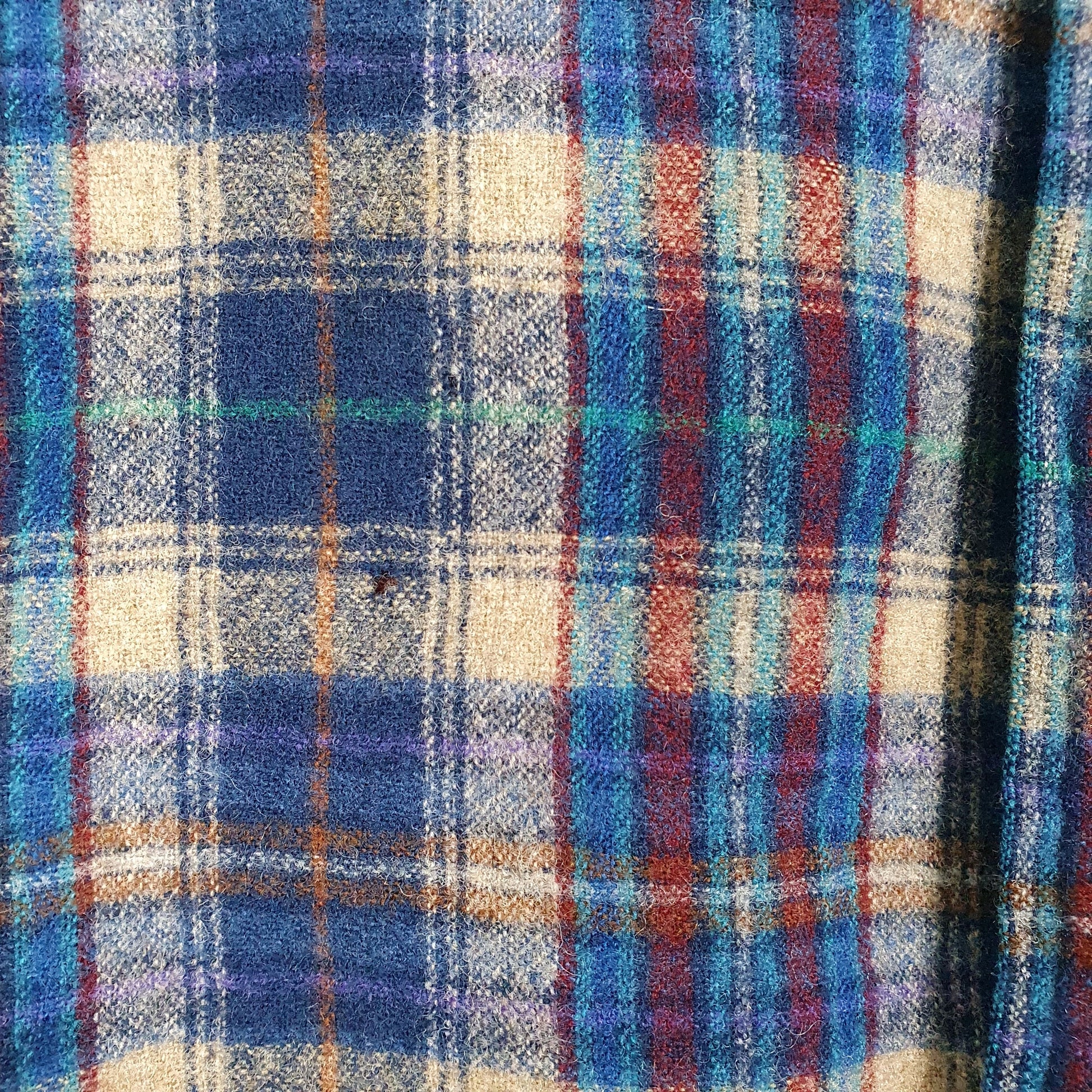 Mens Blue Pendleton Vintage Made In USA Overshirt Long Sleeve Shirt