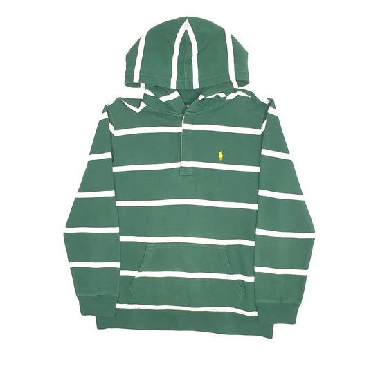 Mens Green Polo Ralph Lauren Rugby Hoodie Jumper