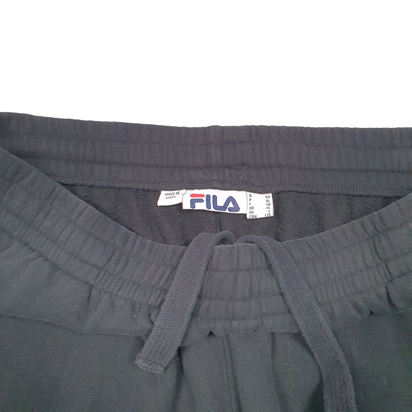 Mens Black Fila  Jogger Trousers