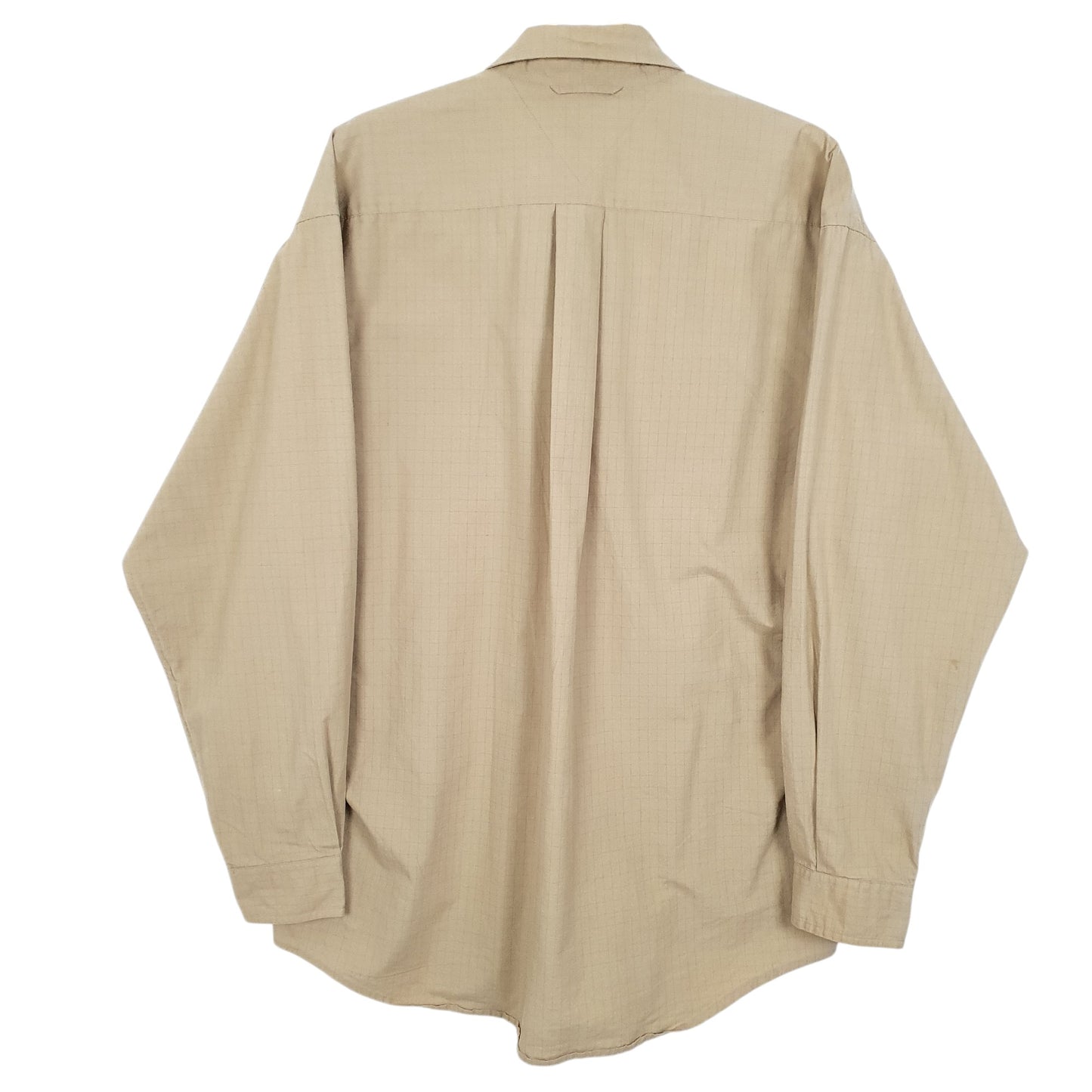 Mens Beige Tommy Hilfiger Golf Crest Long Sleeve Shirt