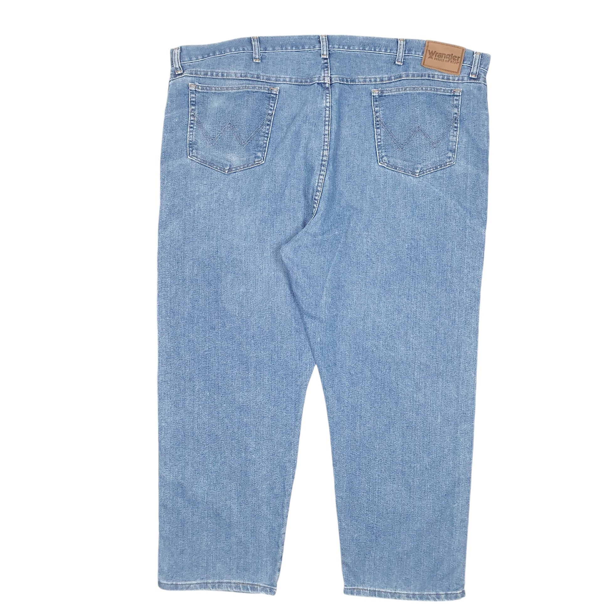 Mens Blue Wrangler Rugged Wear Casual JeansW48 L28