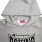 Mens Grey Champion Boxing Spellout Hoodie Jumper