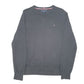 Mens Black Tommy Hilfiger Knit Crewneck Jumper