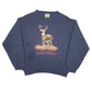 Mens Navy Clearwater Creek Vintage Big Buck Deer Hunting Crewneck Jumper