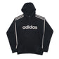 Mens Black Adidas  Hoodie Jumper