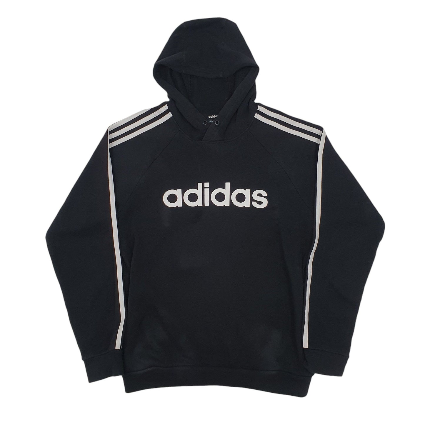 Mens Black Adidas  Hoodie Jumper
