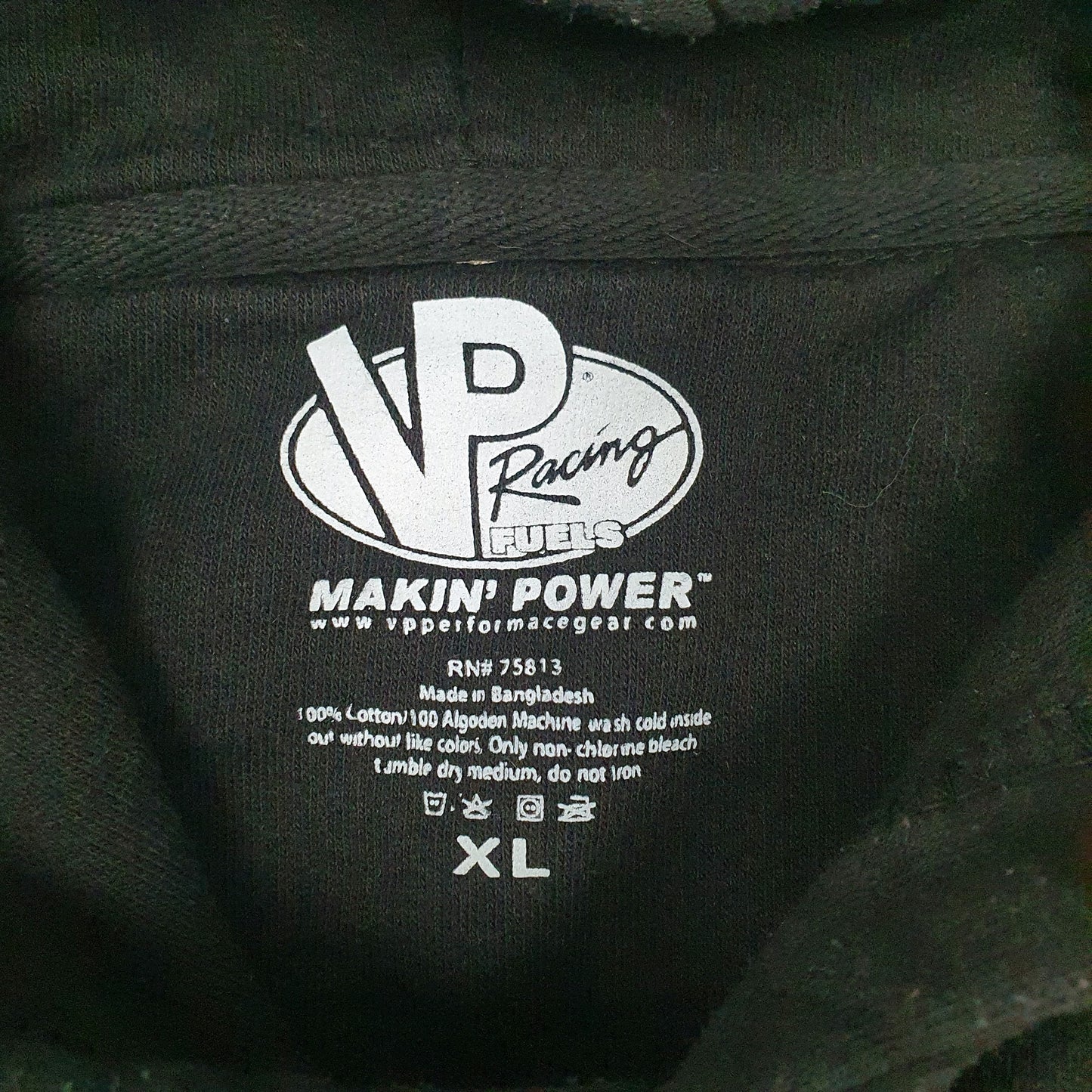 Mens Black VP Racing Fuels Makin' Power Hoodie Jumper