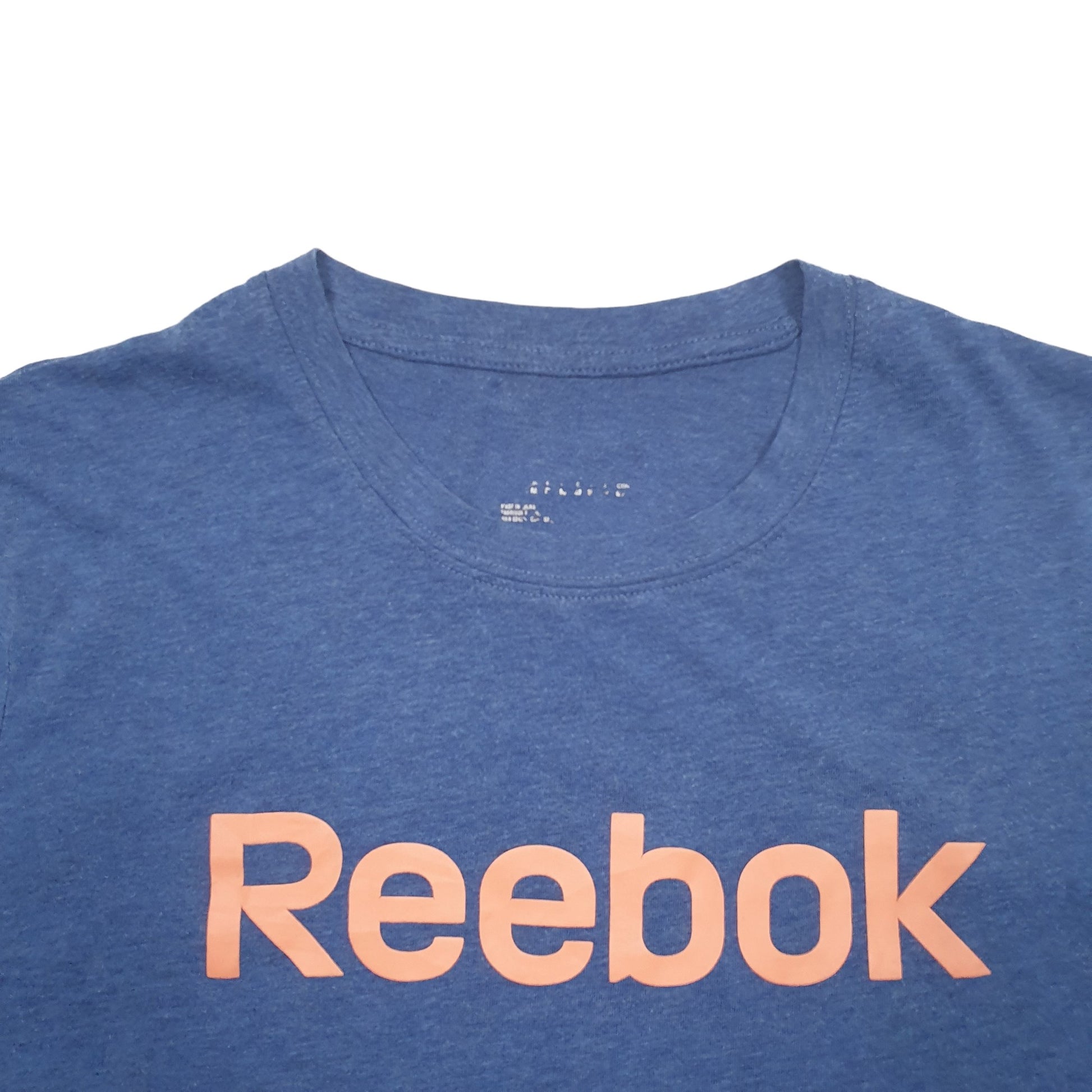 Mens Blue Reebok Reebok Short Sleeve T Shirt