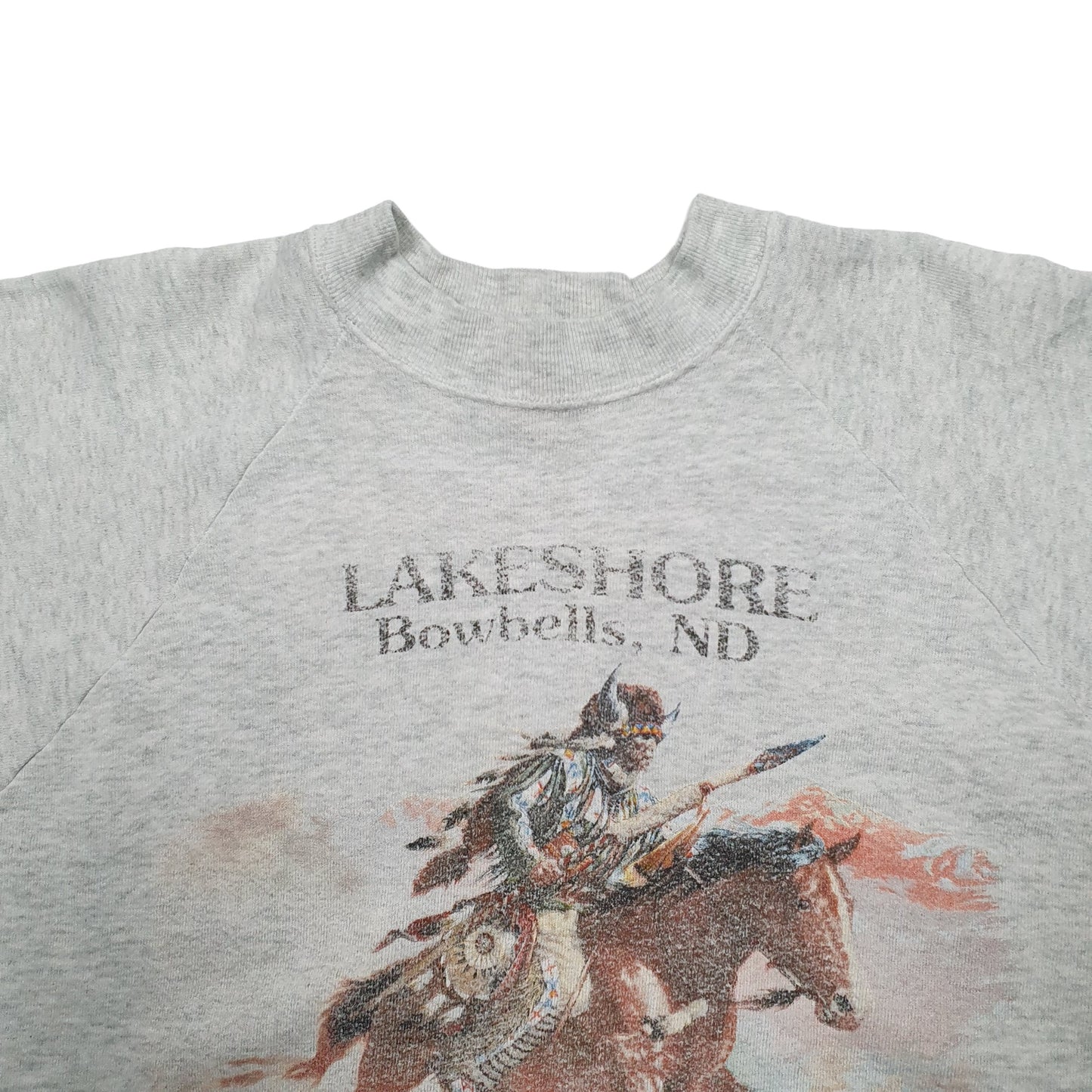 Mens Grey Fruit Of The Loom  Crewneck Jumper