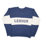 Mens Navy Unbranded Vintage Made In USA Lehigh Crewneck Jumper