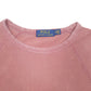 Mens Pink Polo Ralph Lauren Lightweight Raglan Crewneck Jumper
