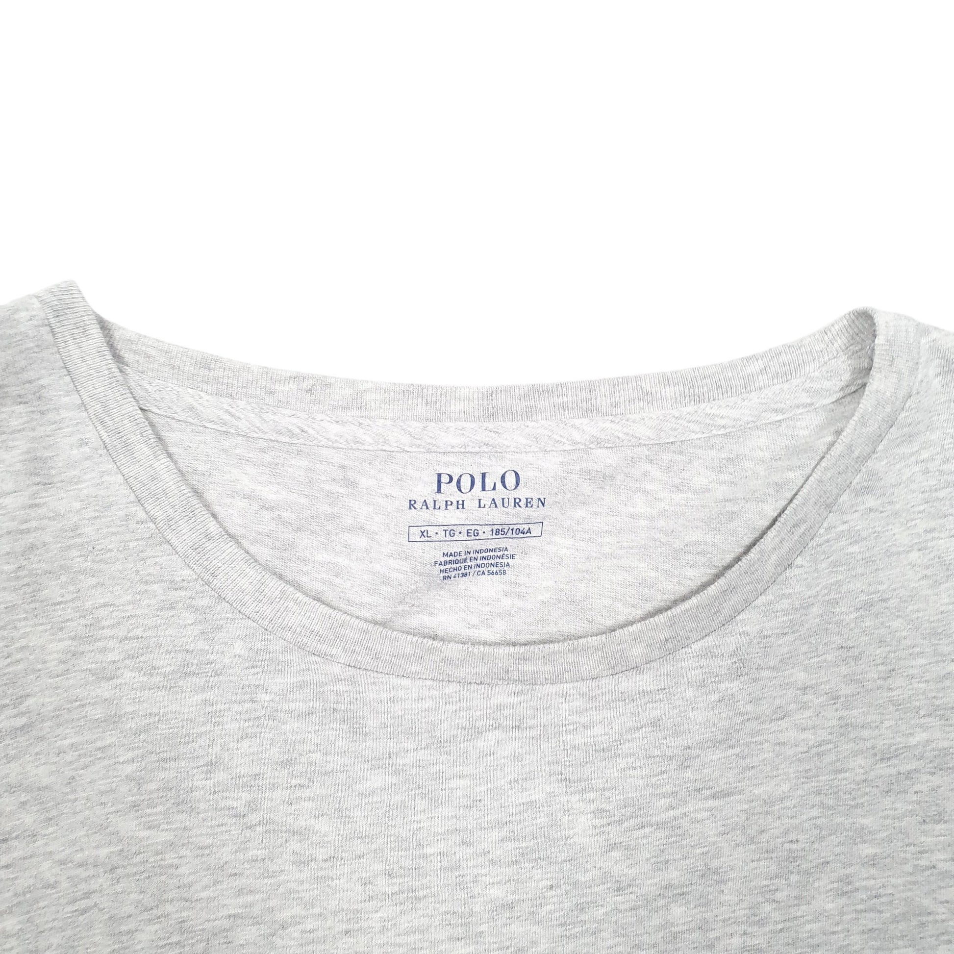 Mens Grey Polo Ralph Lauren  Long Sleeve T Shirt