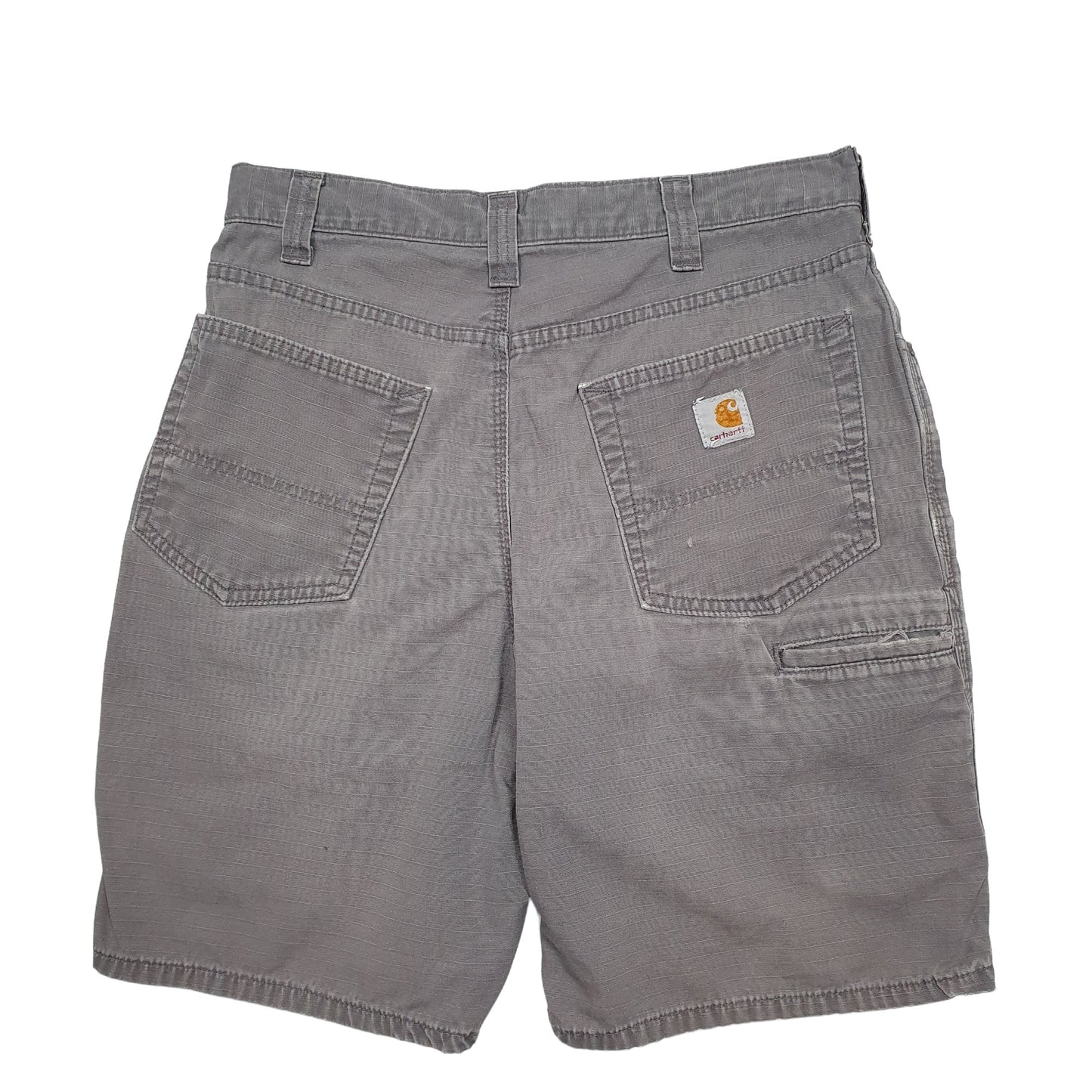Mens Grey Carhartt Workwear Carpenter Shorts
