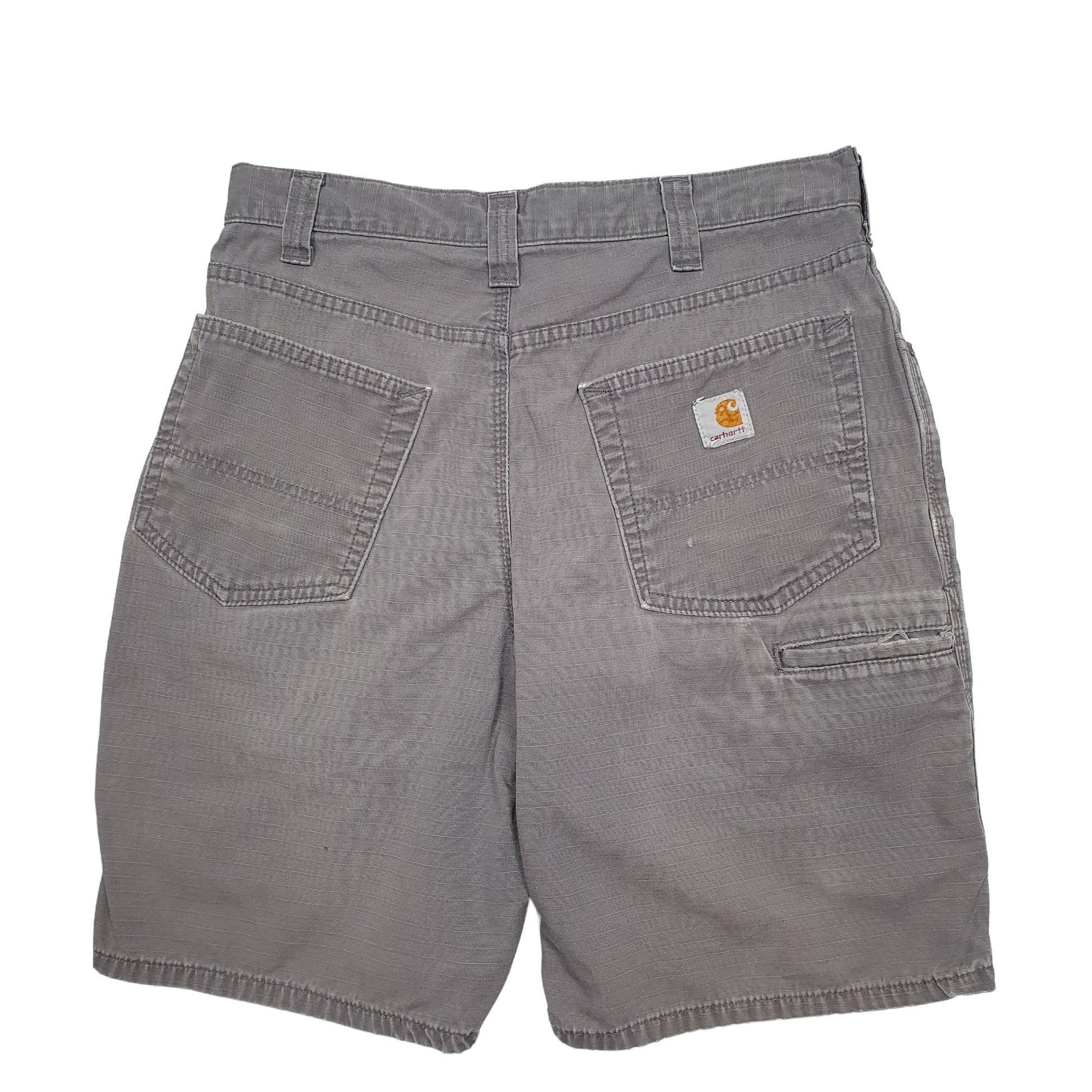 Mens Grey Carhartt Workwear Carpenter Shorts