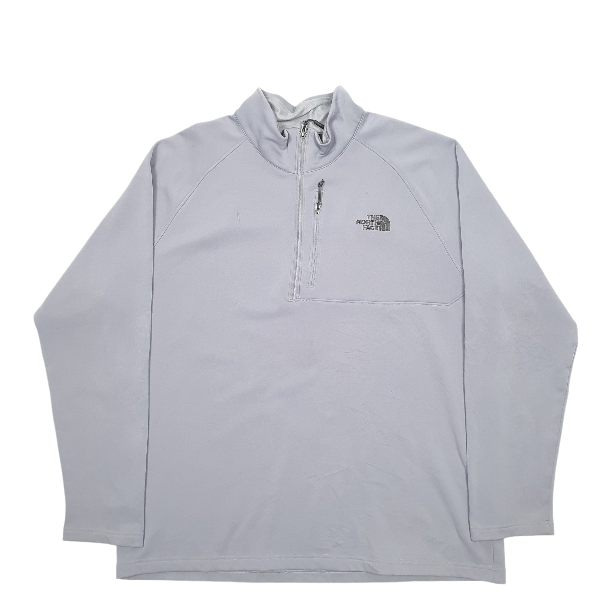Mens Grey The North Face Active Thermal Quarter Zip Jumper