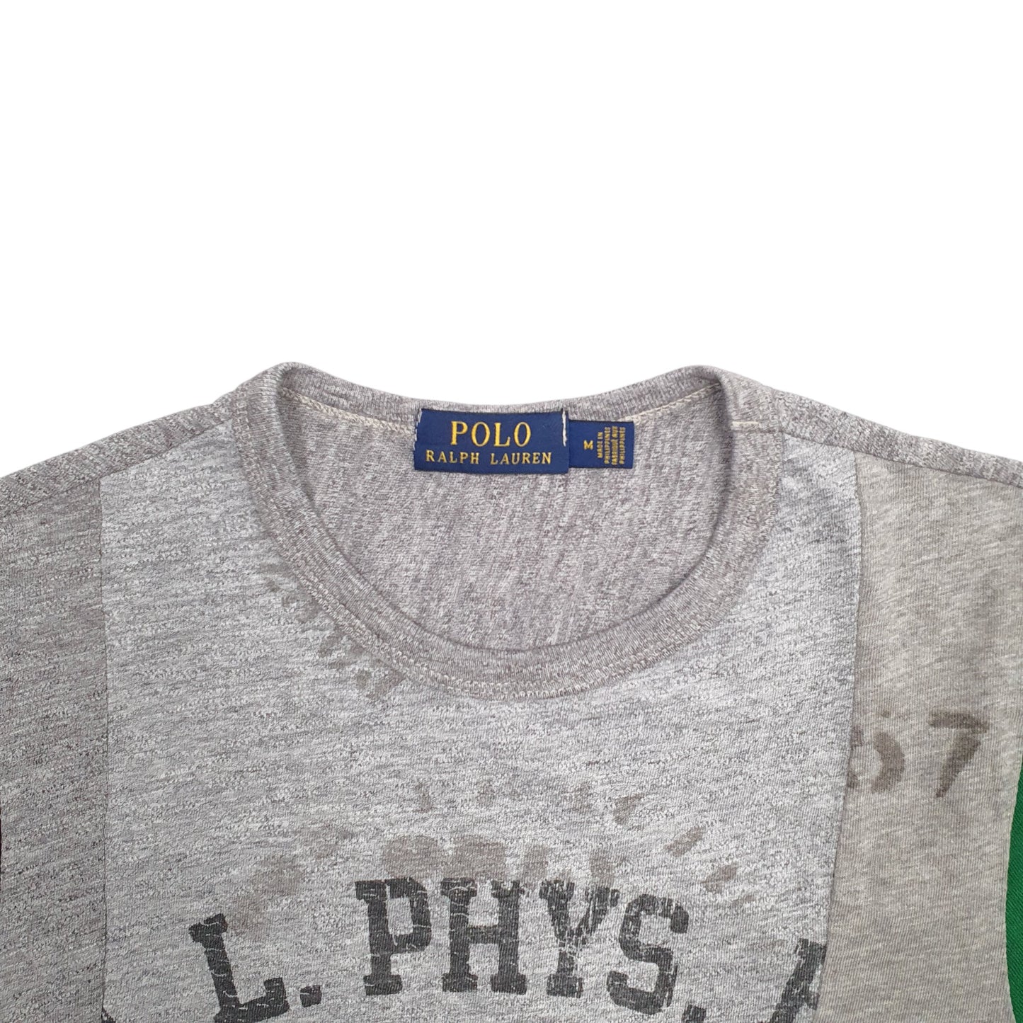 Womens Grey Polo Ralph Lauren Spellout Short Sleeve T Shirt