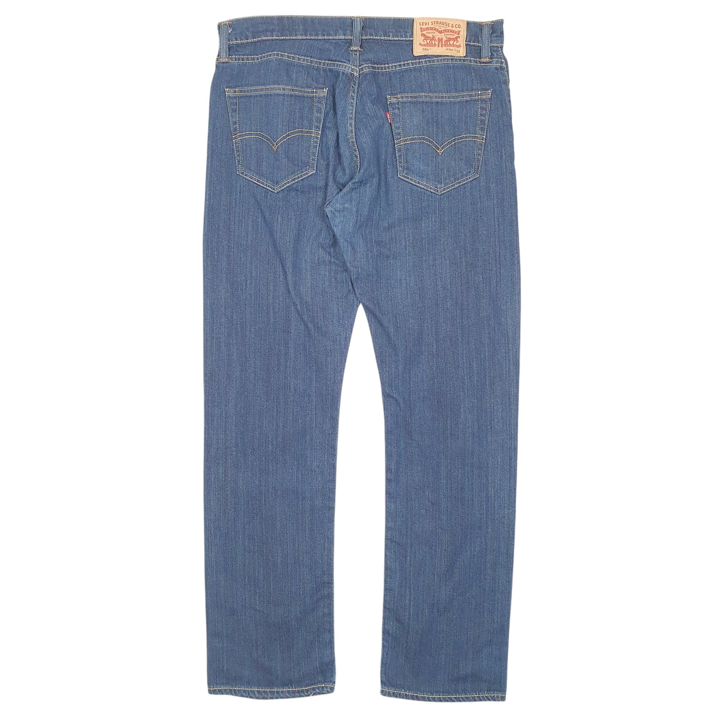 Mens Blue Levis  504 JeansW34 L32