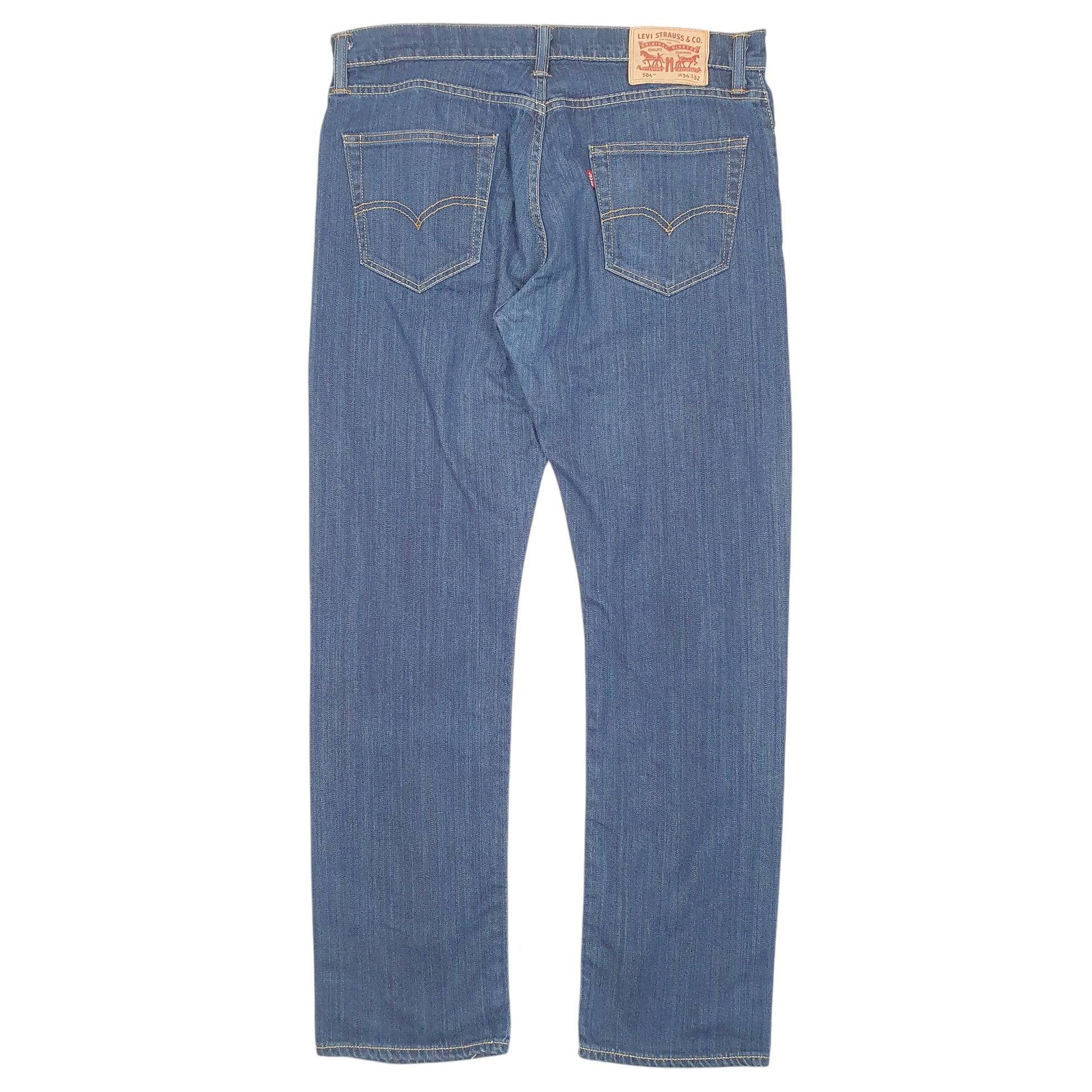 Mens Blue Levis  504 JeansW34 L32