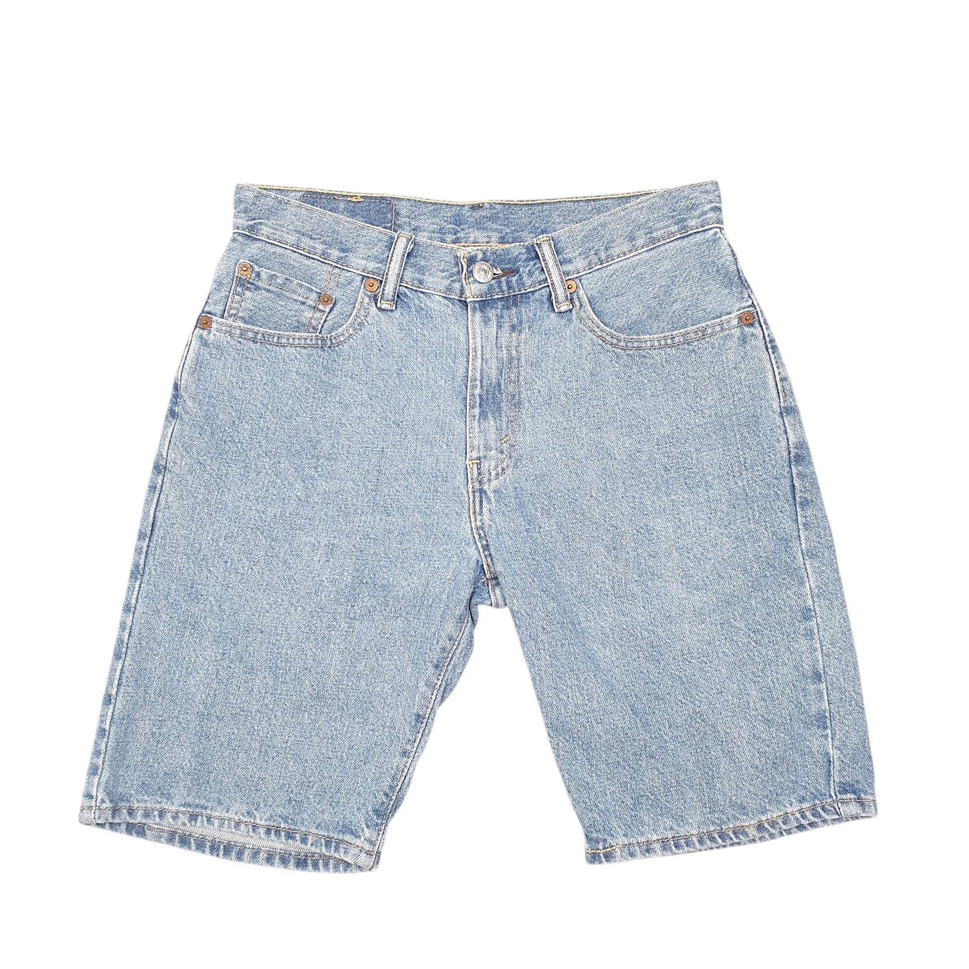 Mens Blue Levis Denim Jeans Jorts 505 Denim Shorts