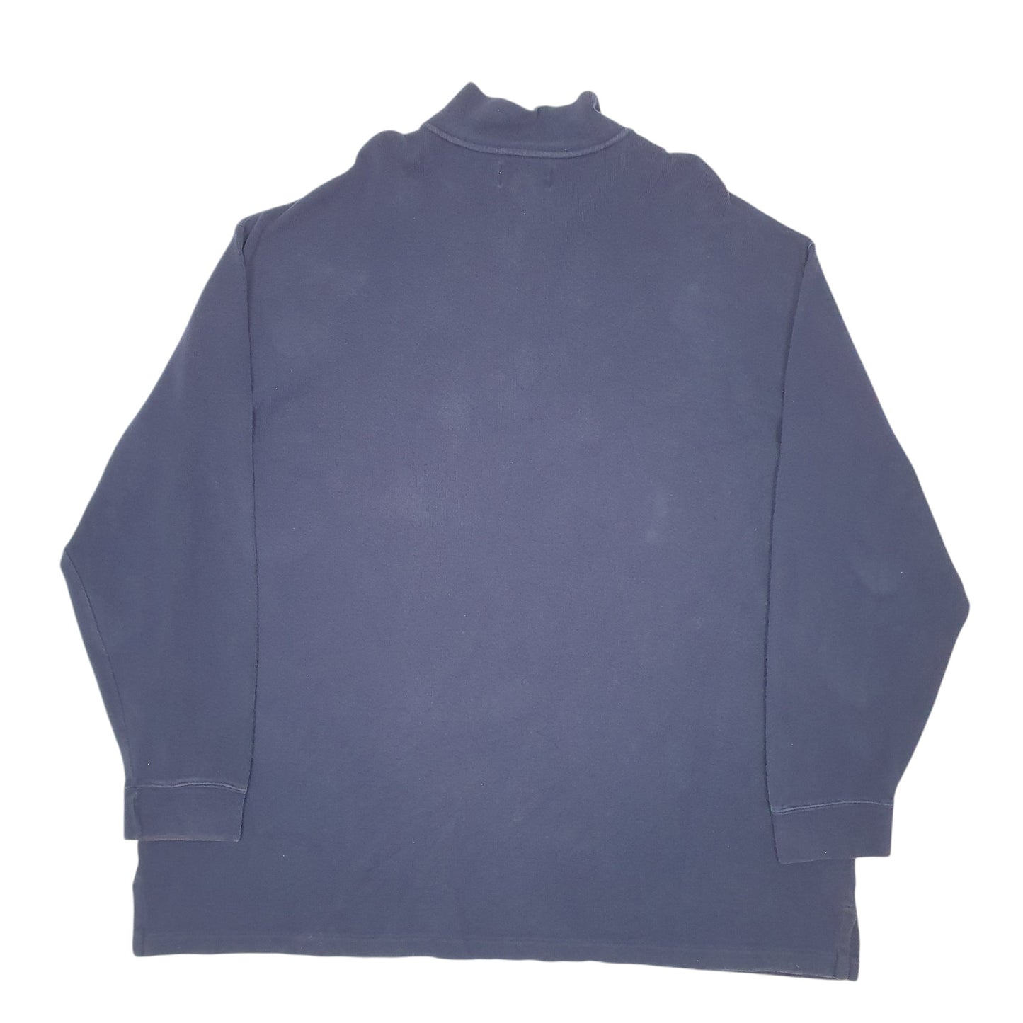 Mens Navy Polo Ralph Lauren Tall Quarter Zip Jumper