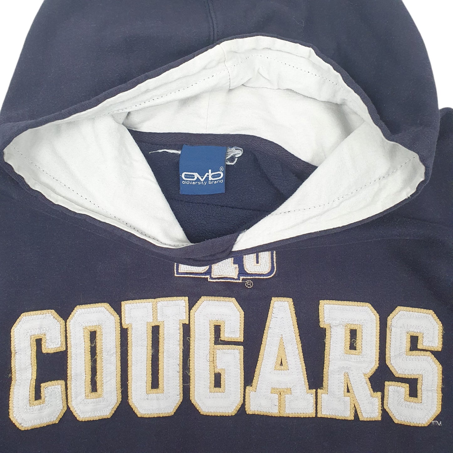 Mens Navy OVB BYU Cougars Hoodie Jumper