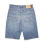 Mens Blue Levis Denim Jeans Jorts 569 Relaxed Baggy Disressed Denim Shorts