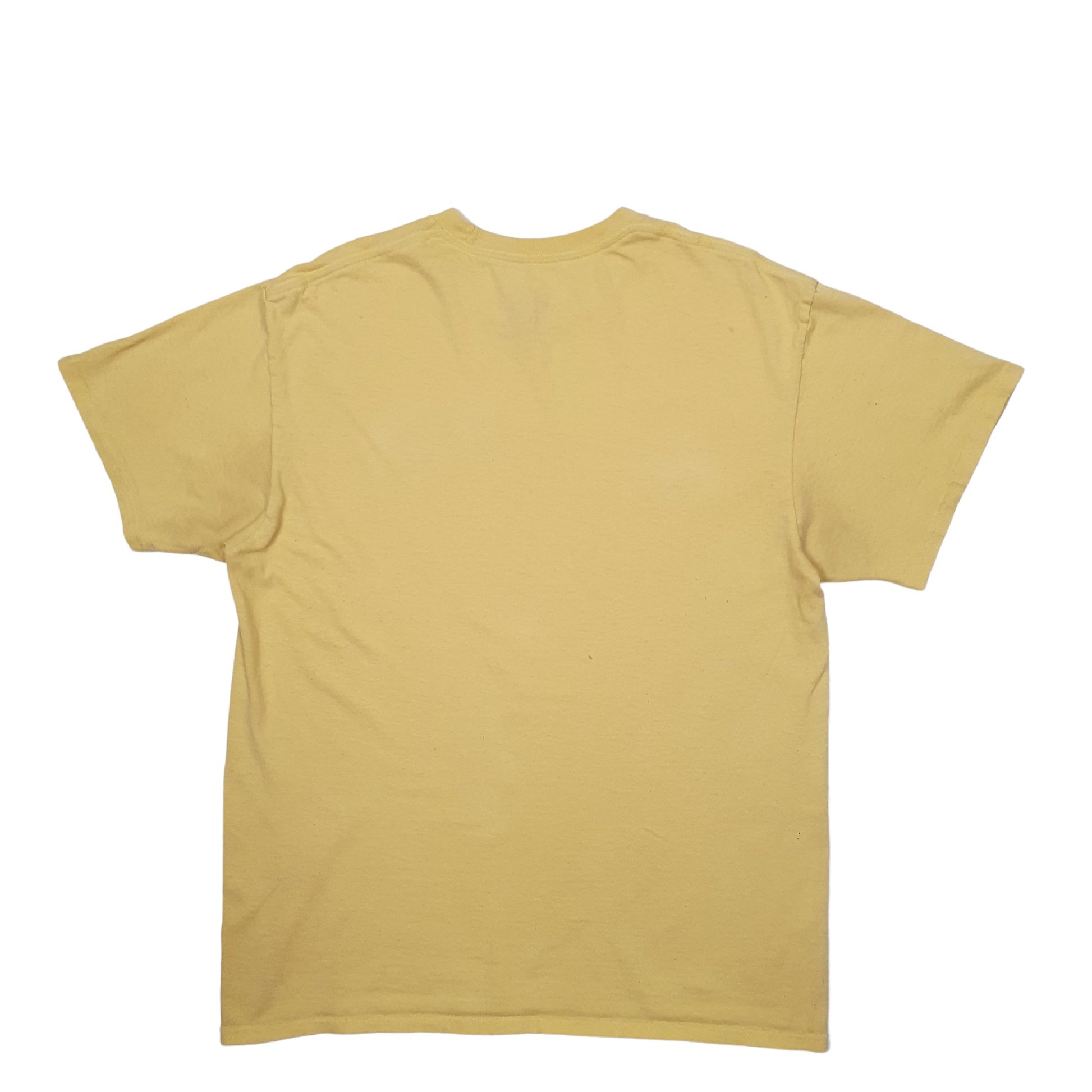 Mens Yellow Columbia Sportswear Spellout PFG Short Sleeve T Shirt