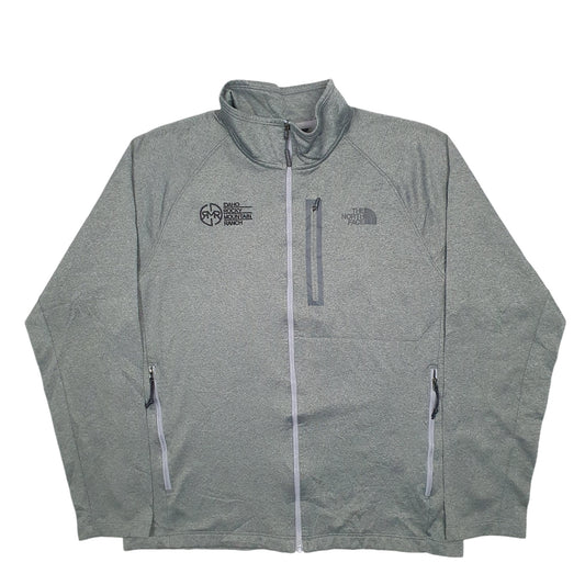 Mens Grey The North Face Idaho Rocky Mountain Ranch Full Zip Jumper