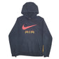 Mens Black Nike Air TN Anniversary Spellout Hoodie Jumper