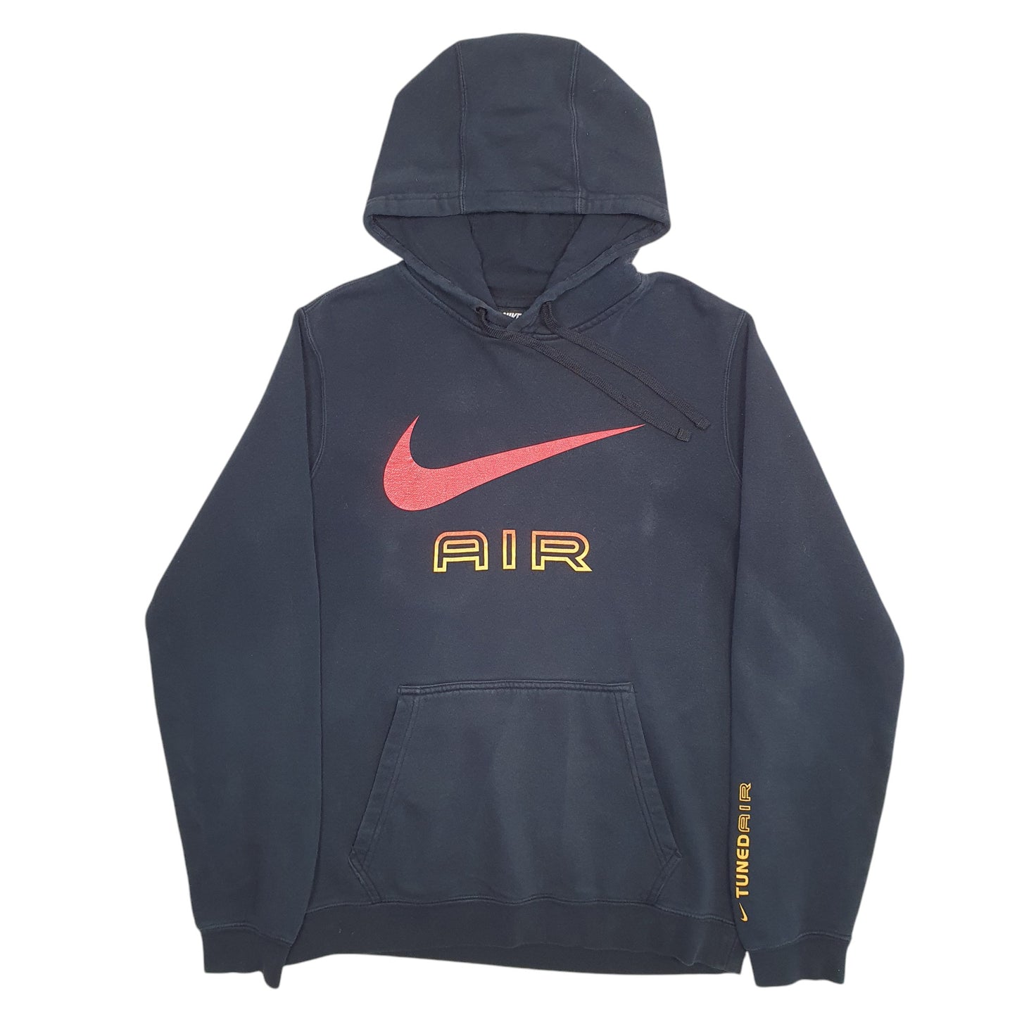 Mens Black Nike Air TN Anniversary Spellout Hoodie Jumper