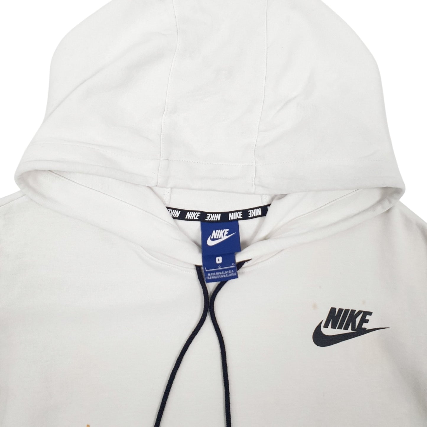 Womens White Nike  Hoodie Jumper
